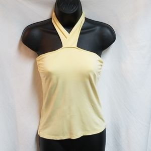 🍒 3 for $15 Kensie yellow halter camisole